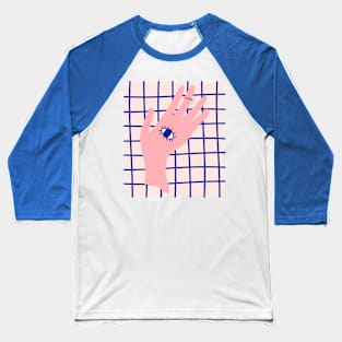 Forgetful Eye Hand Baseball T-Shirt